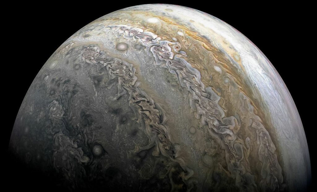 High-speed object collides with Jupiter in captivating footage