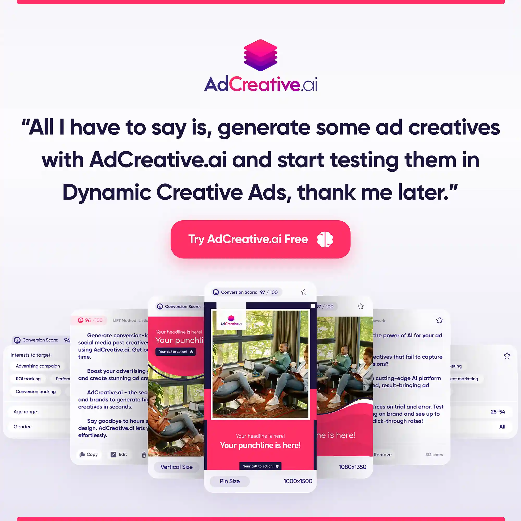 Find your new What Is Adcreative.AI? on this page.