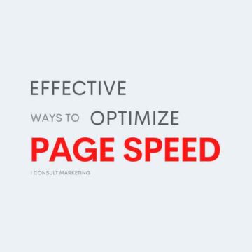 Effective Ways To Optimize Page Speed